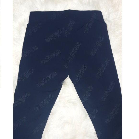 *NWT* ADIDAS Navy Blue Logo Legging - Picture 5 of 6
